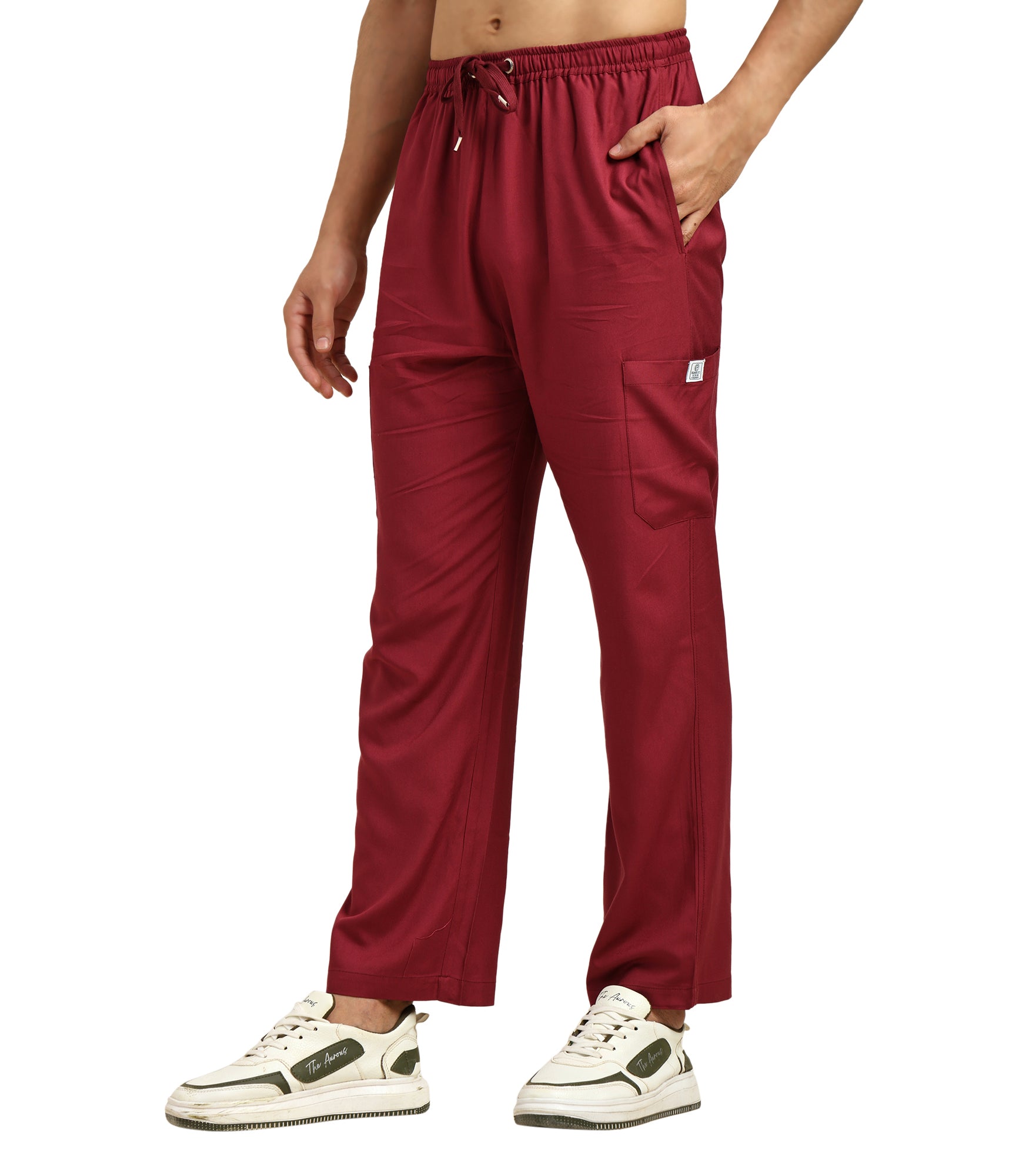 Men V-Neck Windsor Wine Scrub Set