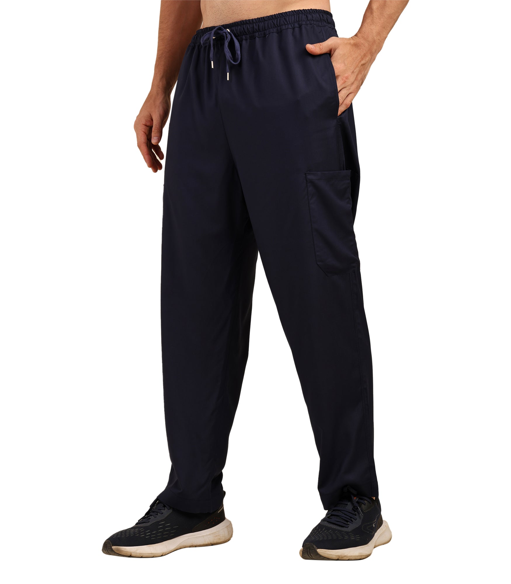 Men Blue Scrub Bottom