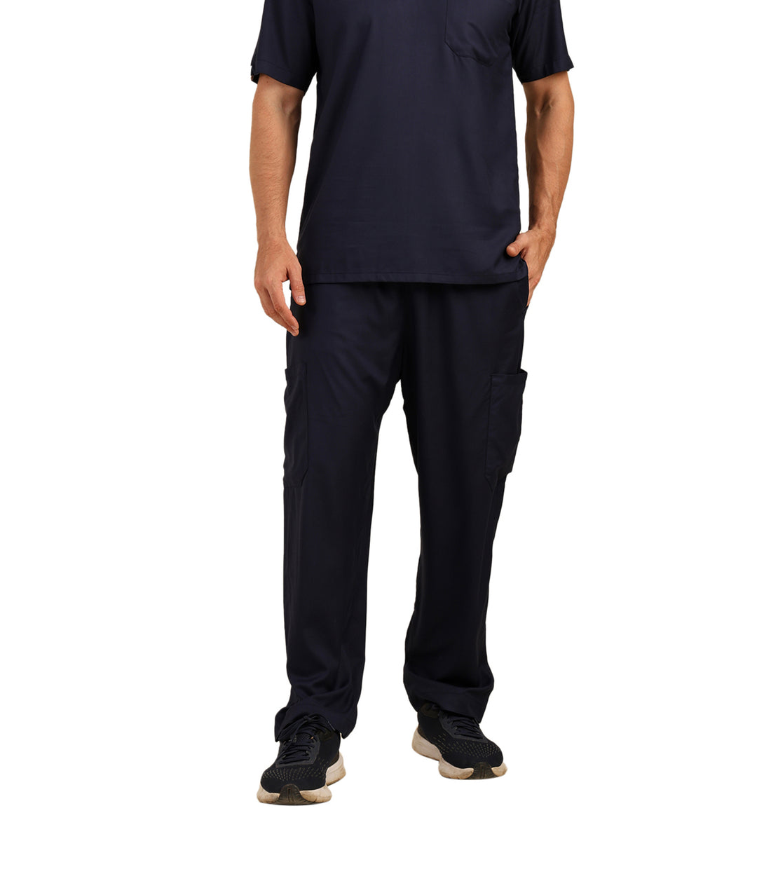 Men Blue Scrub Bottom