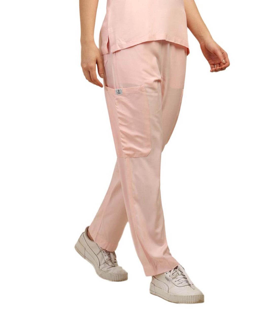 Women Pink Scrub Bottom