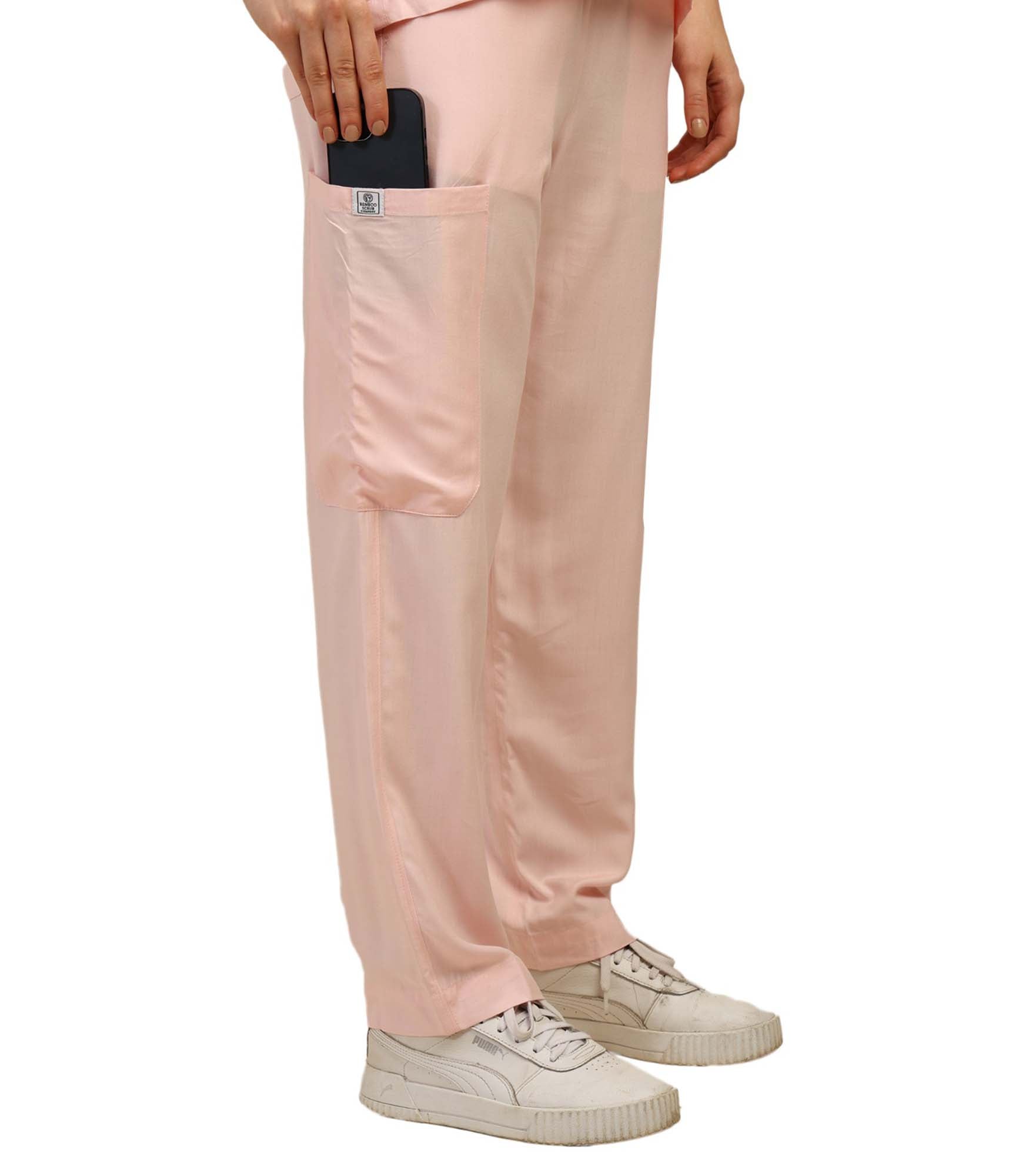 Women Pink Scrub Bottom