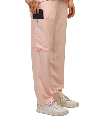 Women Pink Scrub Bottom